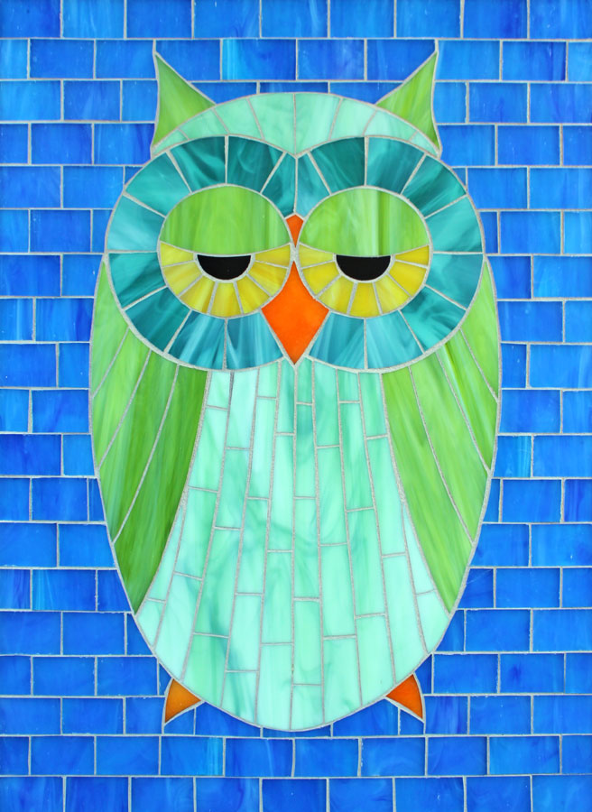 Mosaic Owl Design 2