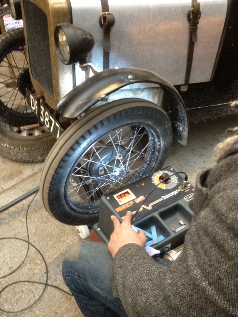 vintage cars equipments ago tire equipment service sent tires customer england few days