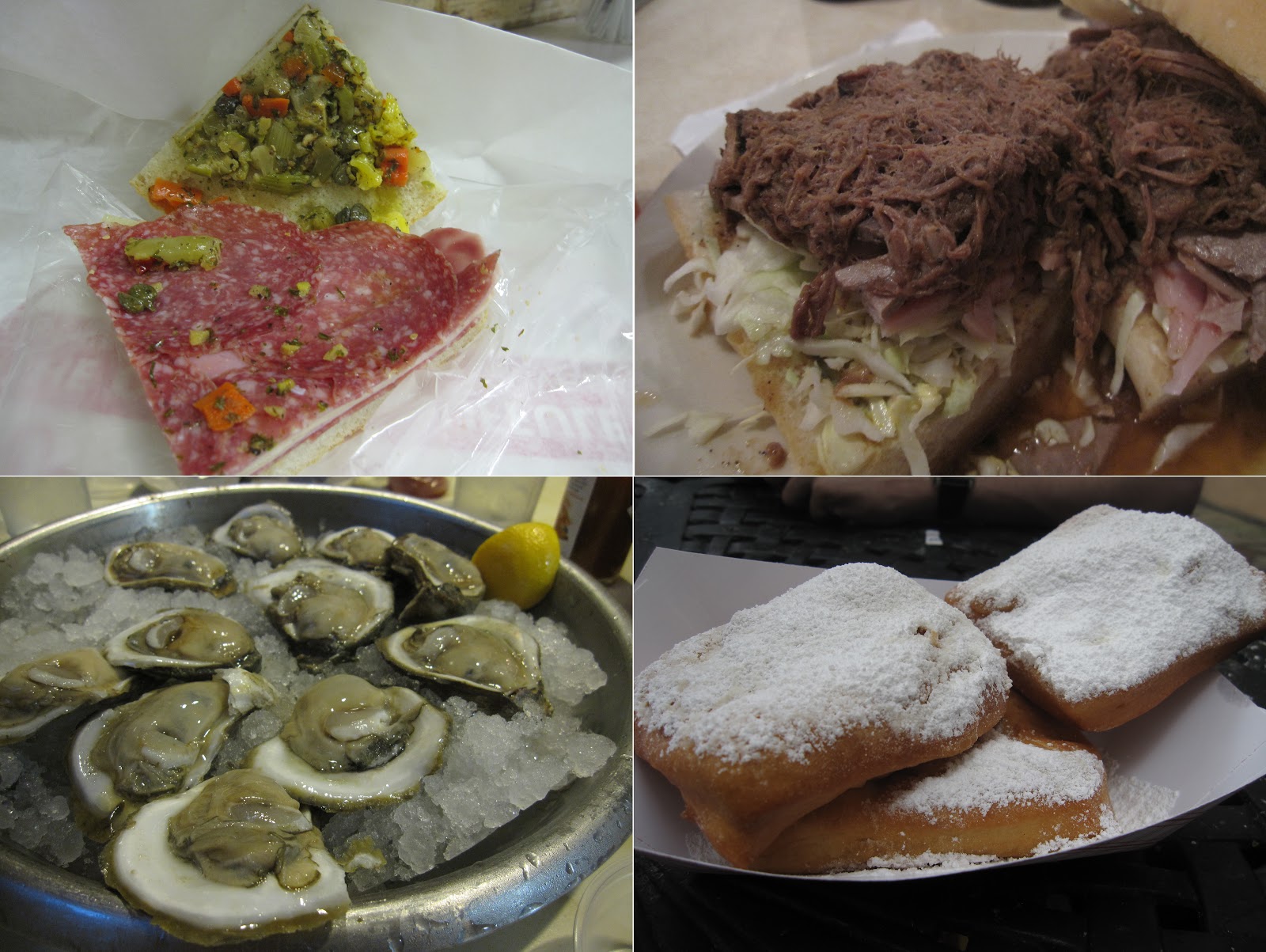 New Orleans Street Foods, Snacks, & Sandwiches: Po' Boys, Oysters