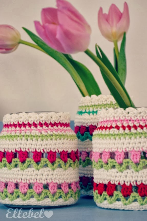 Life Made Creations crochet tulip cozy