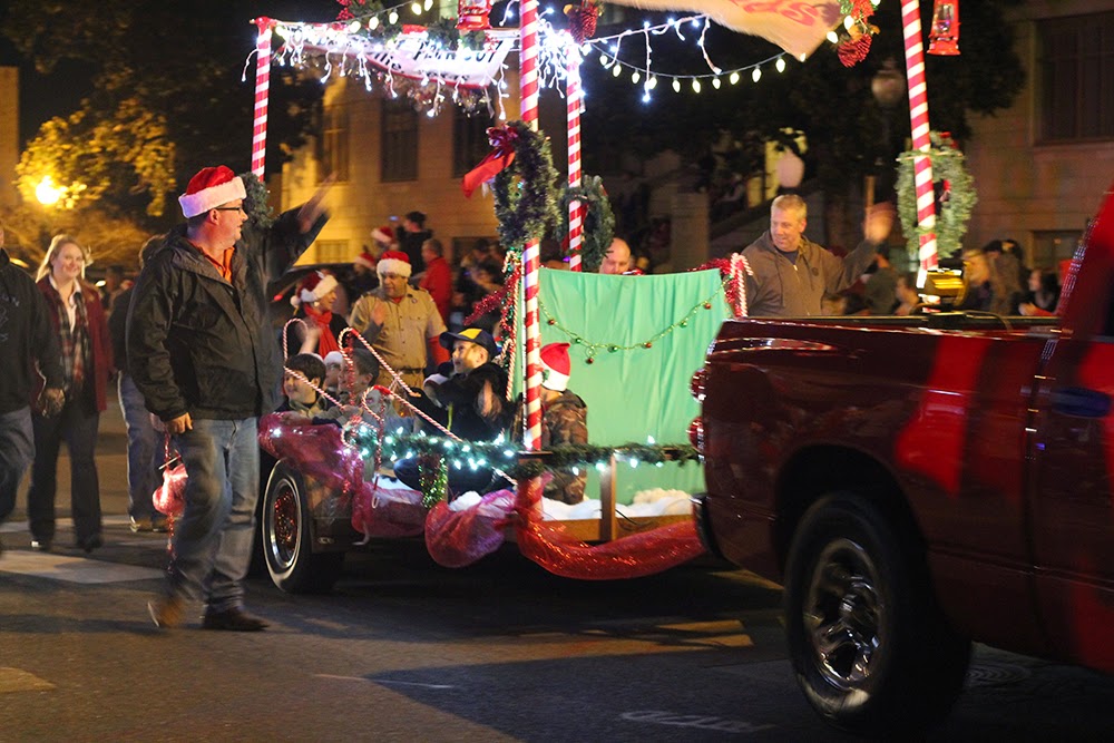 Gypsy Beard Greenville, Texas Christmas Parade in Downtown