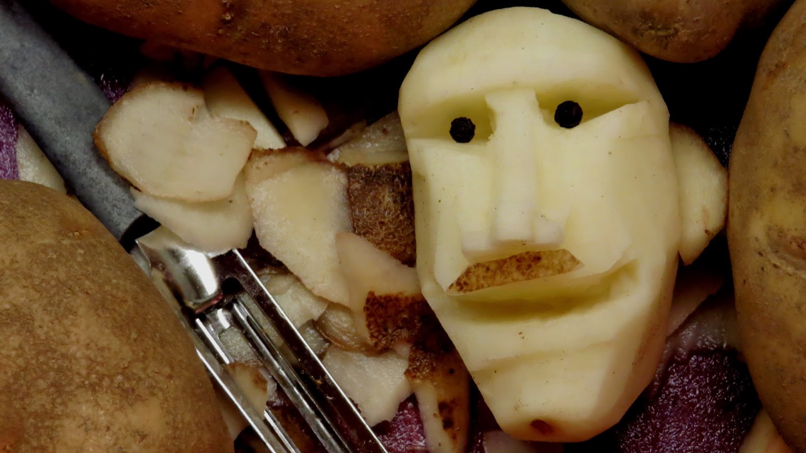 A Face A Day 365 self portraits and others Mr. Potato Face