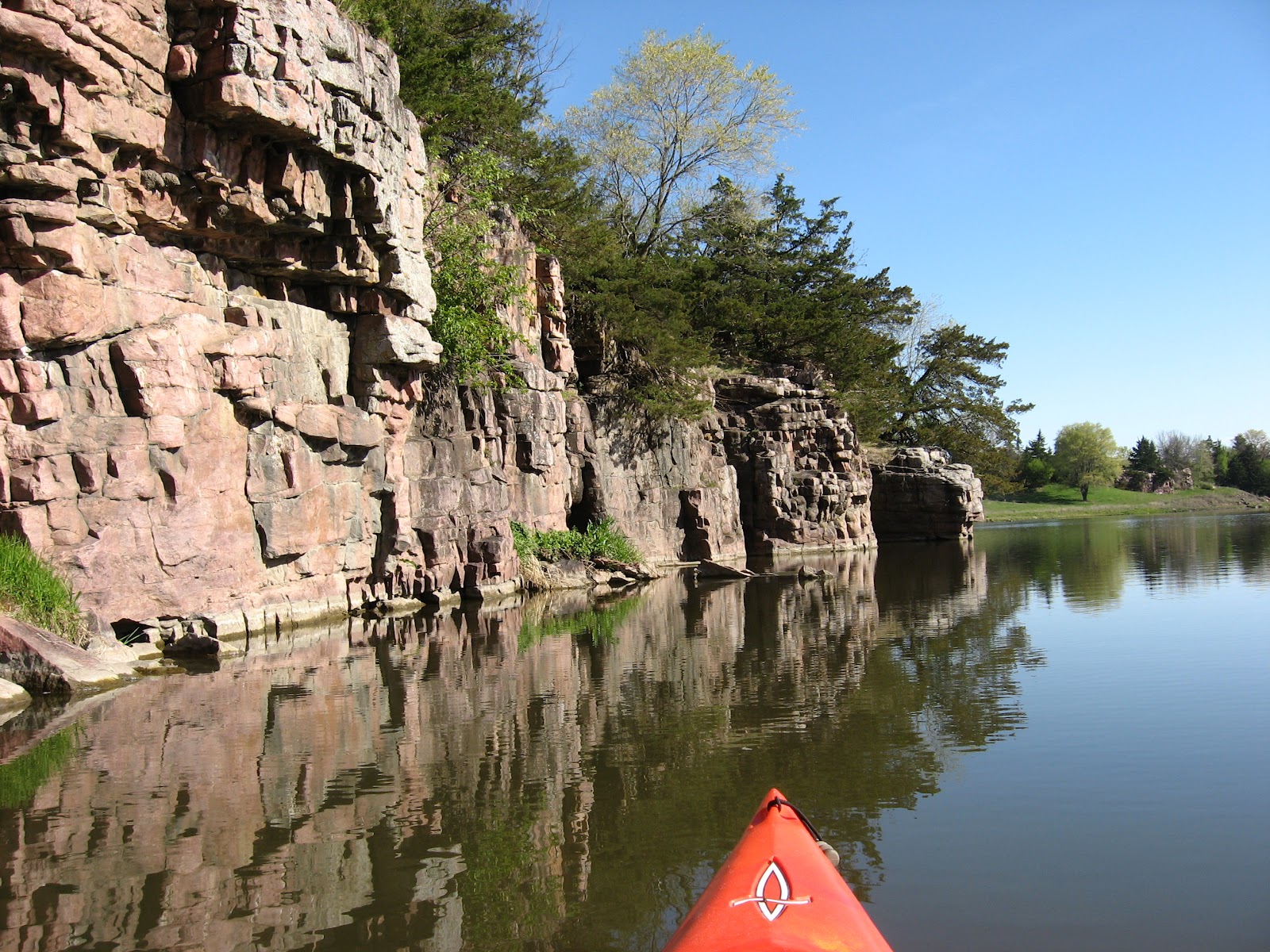 Kayaking the Lakes of South Dakota Split Rock Creek Upstream from