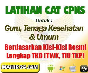 Latihan CAT CPNS 2015 - 2016