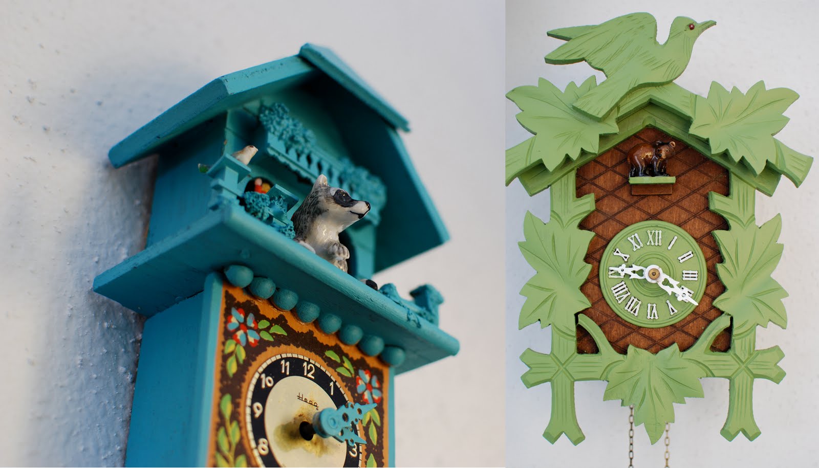 Art Wall cuckoo clock installation from the land of wandawega