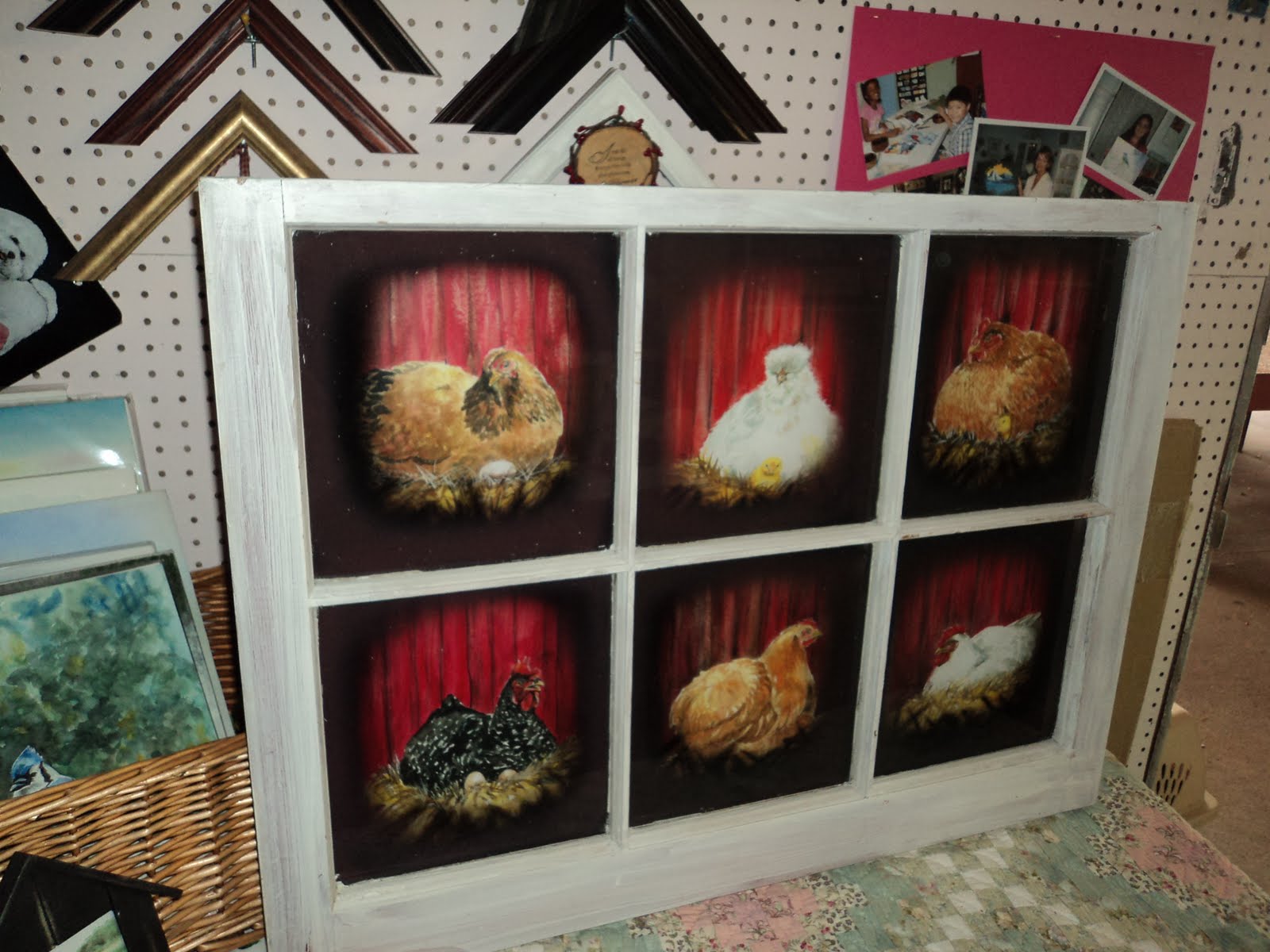 Chicken Coop Window Artist and Muralist Joyce Lapp