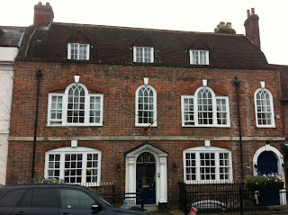 Ghost sign for the Ivy House Hotel, Marlborough, Wiltshire