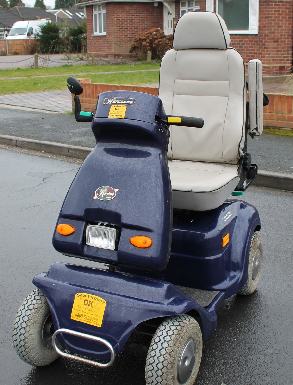 Scootertech Karelma Hercules 8mph Suspension 4 Wheeled Electric