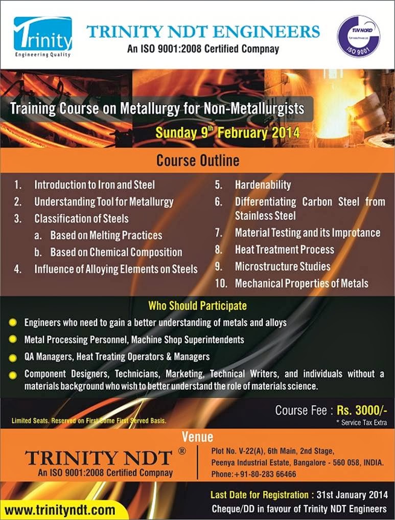 NABL NDT Labs, NDT Welding Inspection Training Chennai Mumbai Kerala