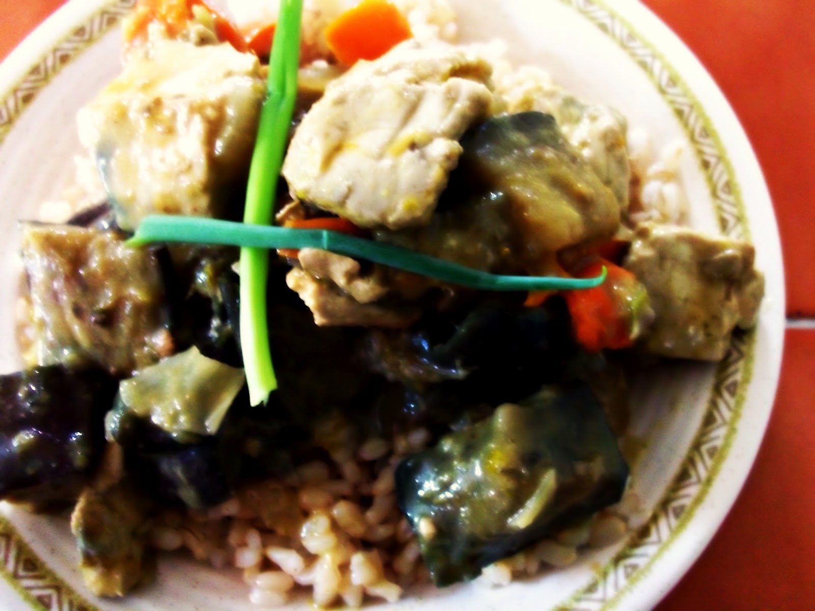 Julia's (Vegan) Kitchen Green Curry with Eggplant and Tofu