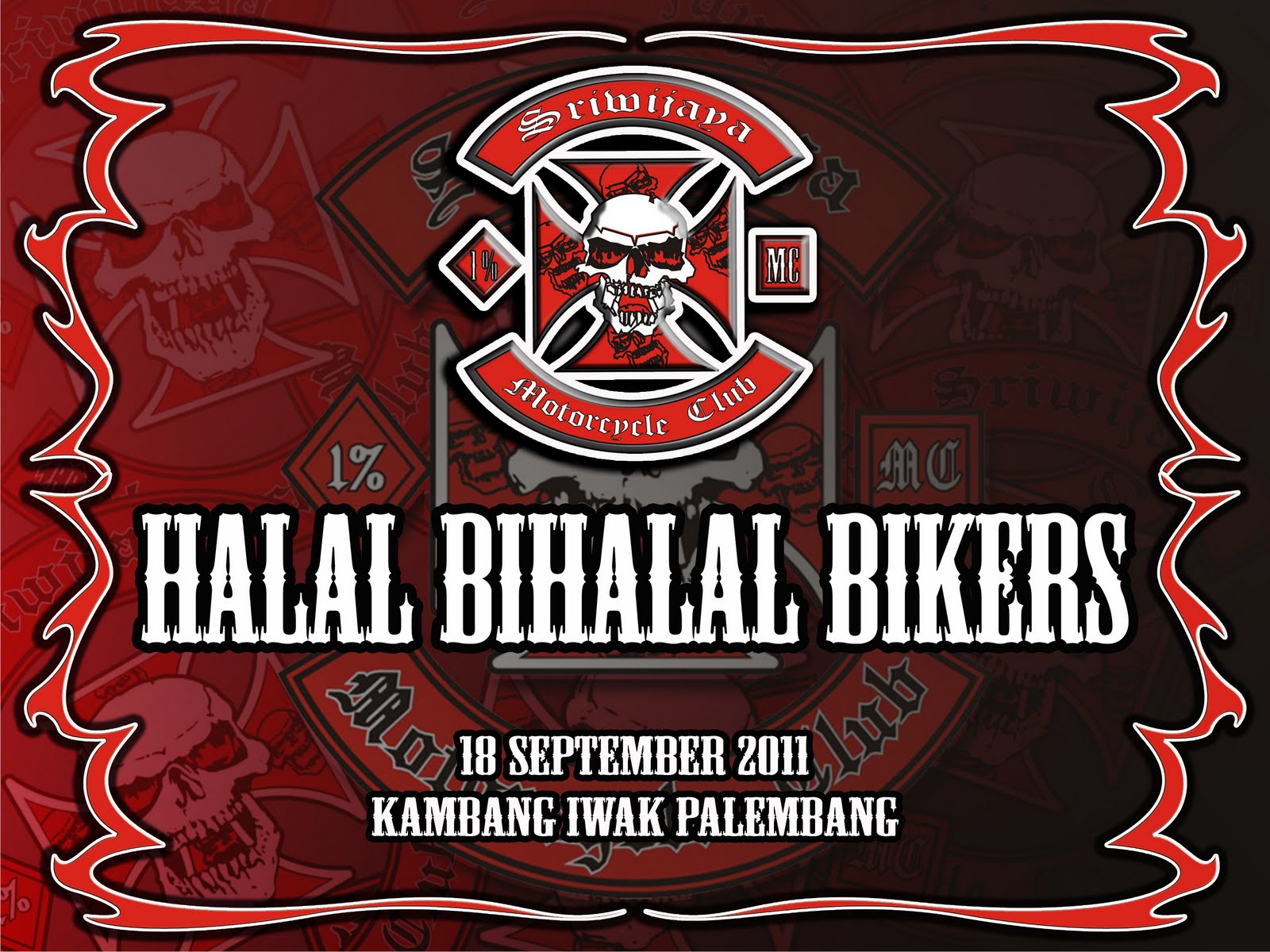 Sriwijaya MC Halal Bihalal Bikers