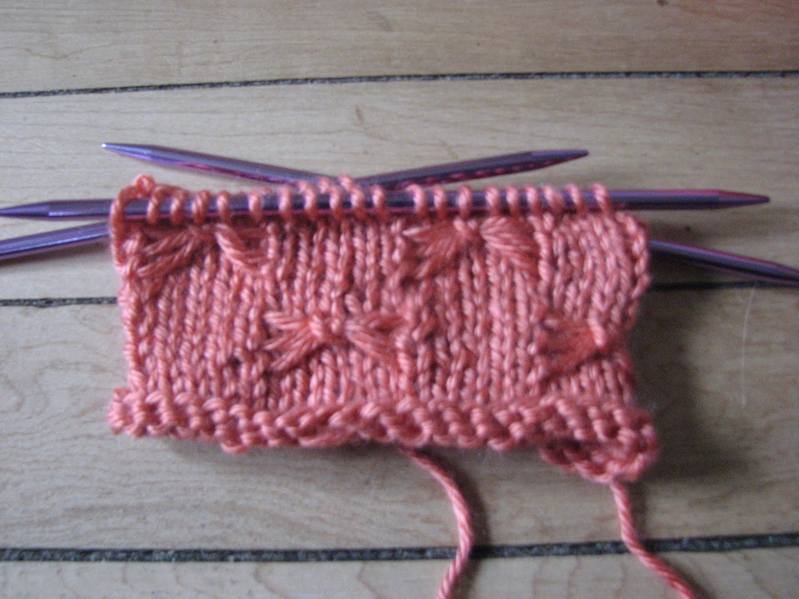 Everyday Handmade: How to do the Knit Butterfly Stitch
