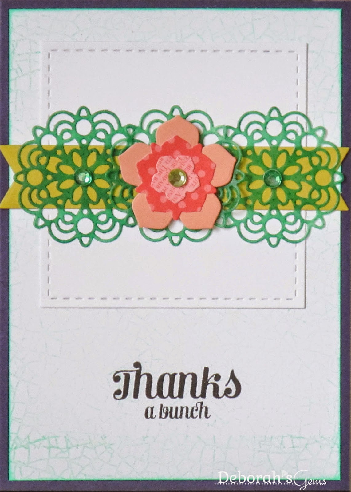 Thanks - photo by Deborah Frings - Deborah's Gems Thanks - photo by Deborah Frings - Deborah's Gems