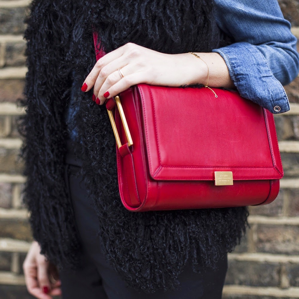 Wearing It Today How to wear a red bag