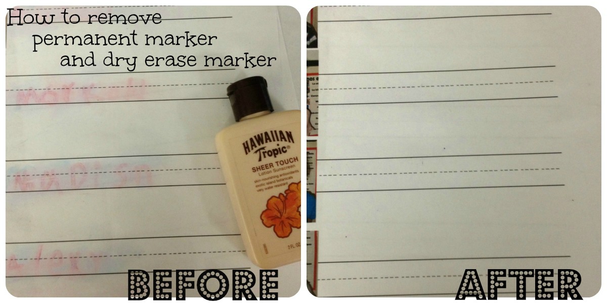 Ms. Wilson's Wolves How to Remove Permanent Marker or Dry Erase Marker!
