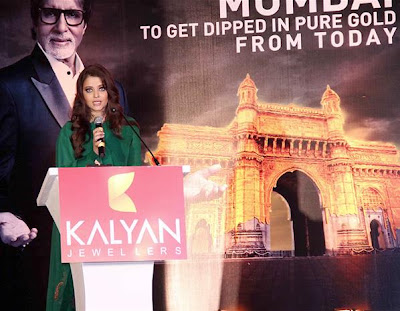  Aishwarya Rai at Kalyan Jewellers' press conference