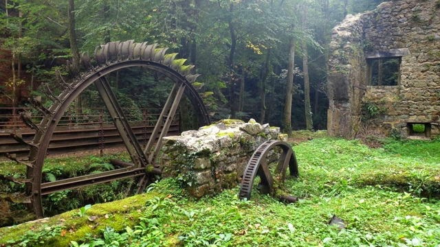 Molino abandonado, Francia