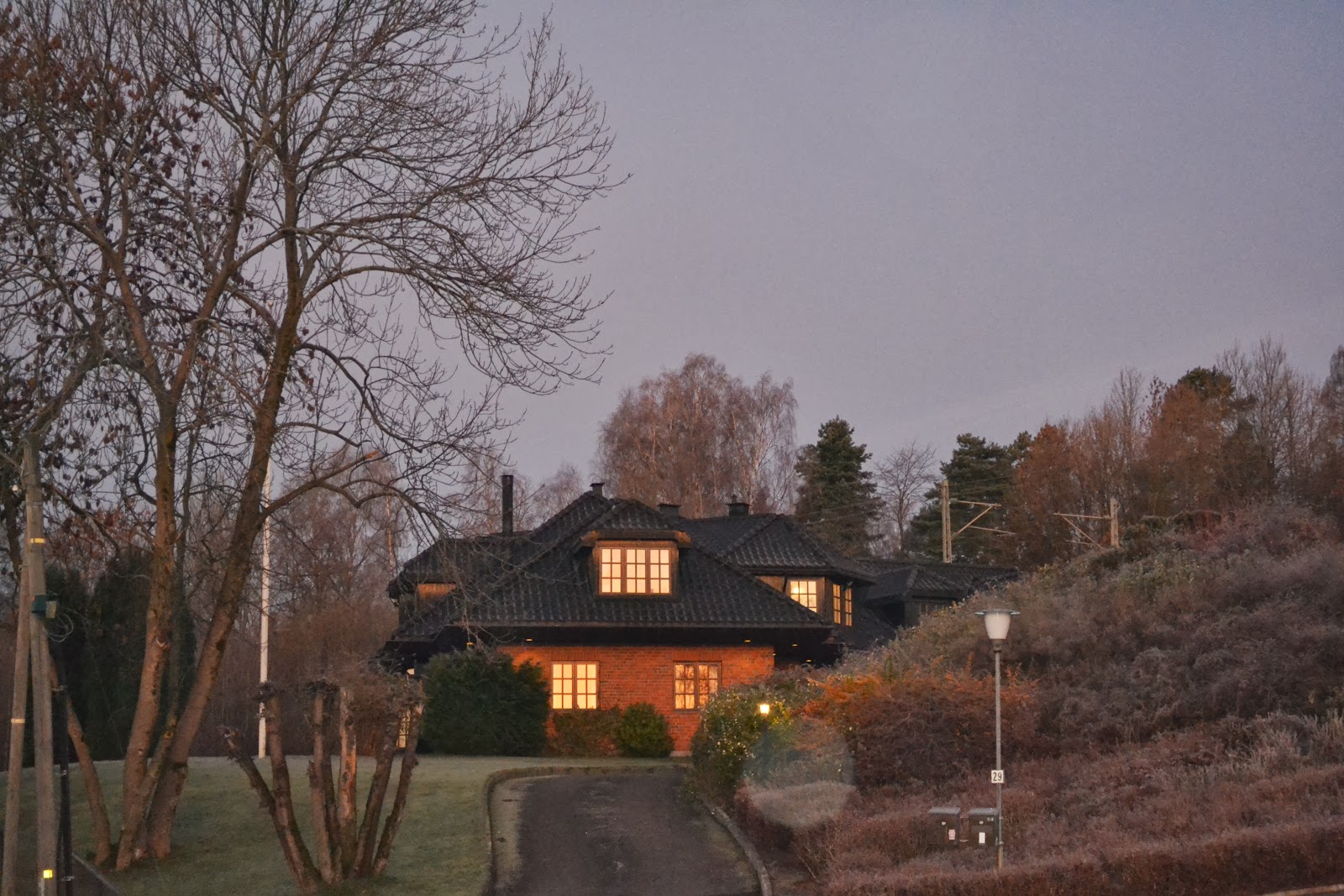 Beautiful house and terrain in hovik