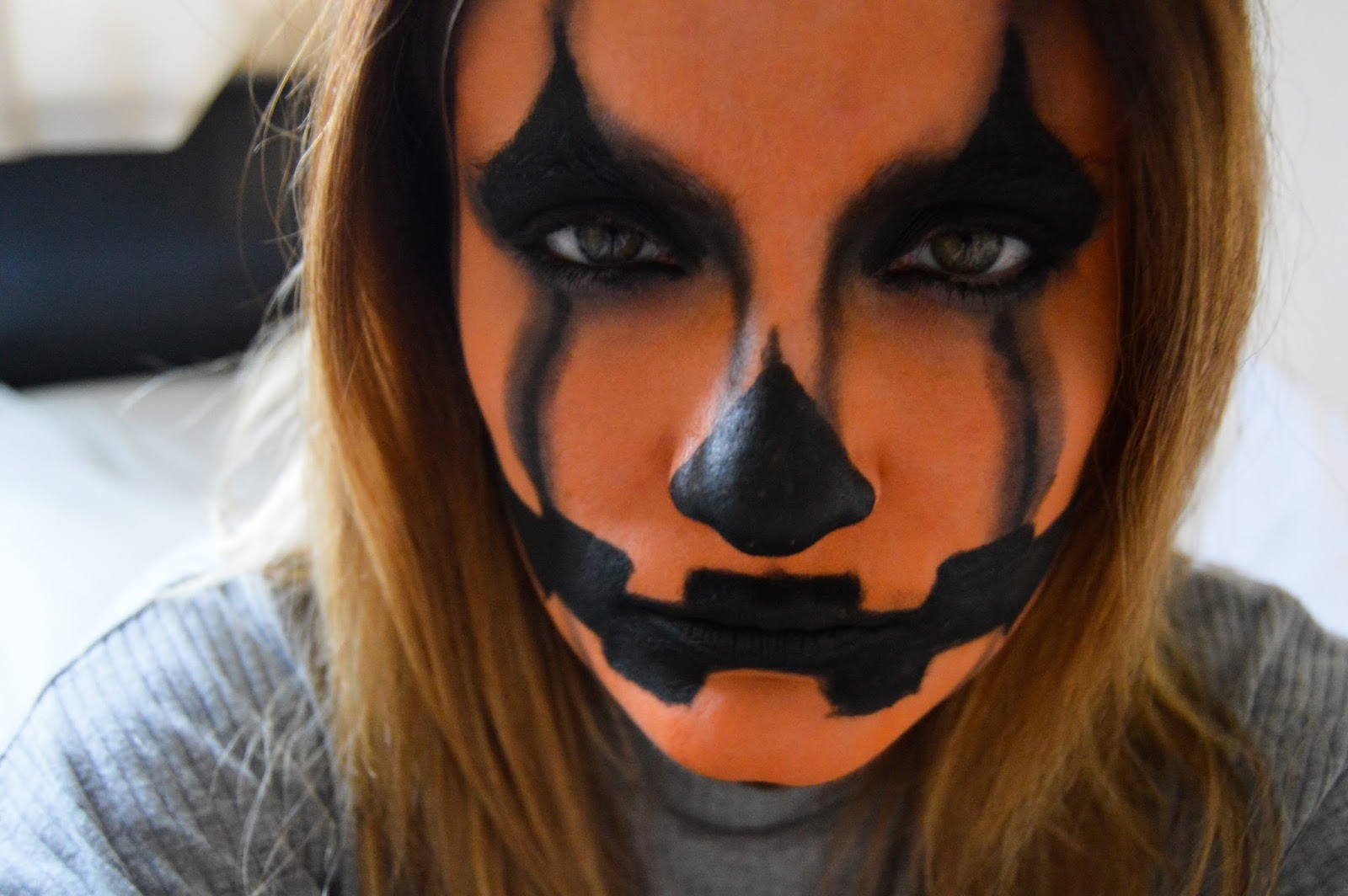 Scary Pumpkin Halloween Make-up with #HQScare | Cherries ...