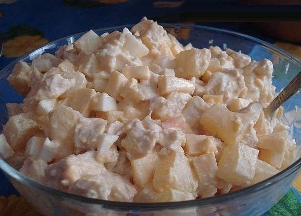 и куриного Салат из филе ананаса и куриного Салат из филе ананаса