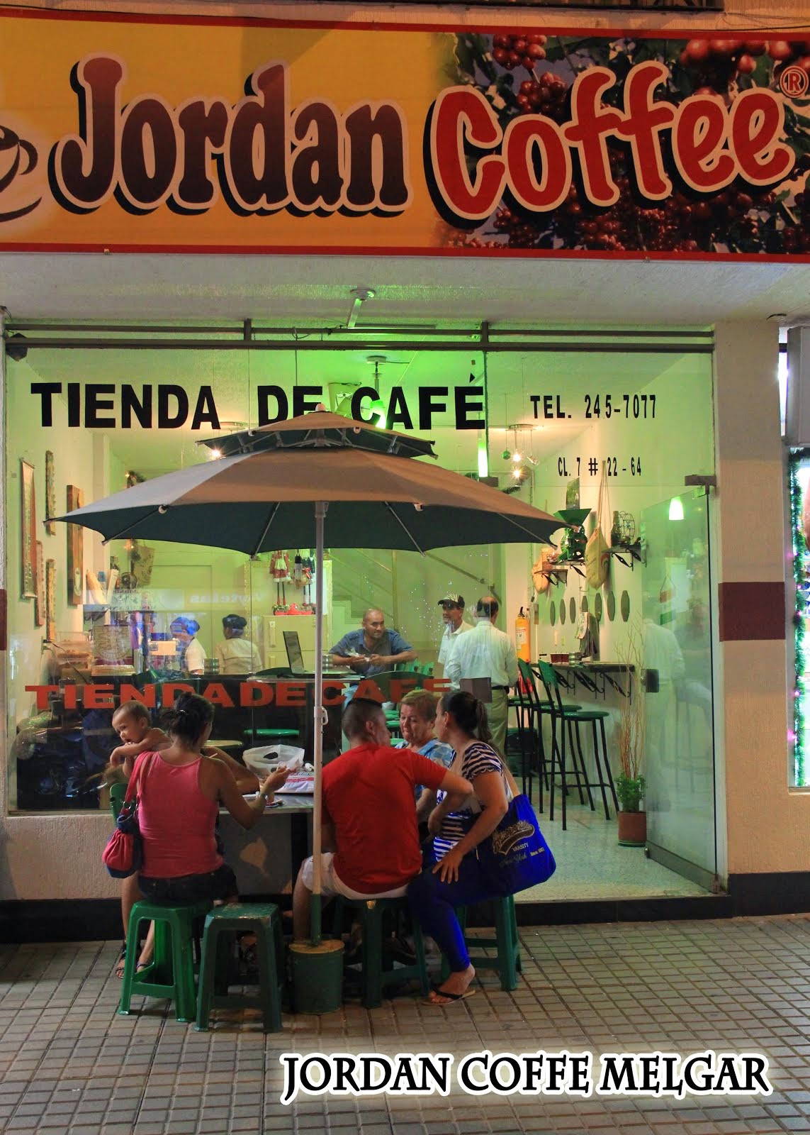 TIENDA DE CAFÉ "JORDAN COFFEE" DE MELGAR TOLIMA.