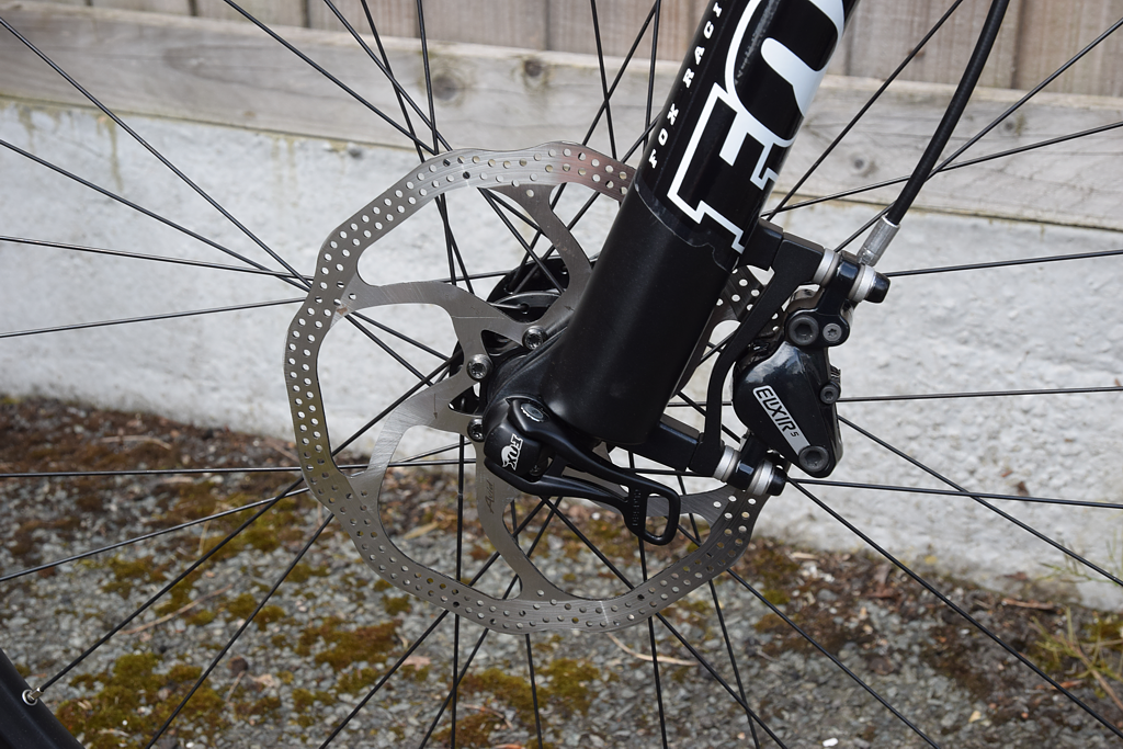 Cycling 200 miles a month Changing the front brake rotor from a 180mm