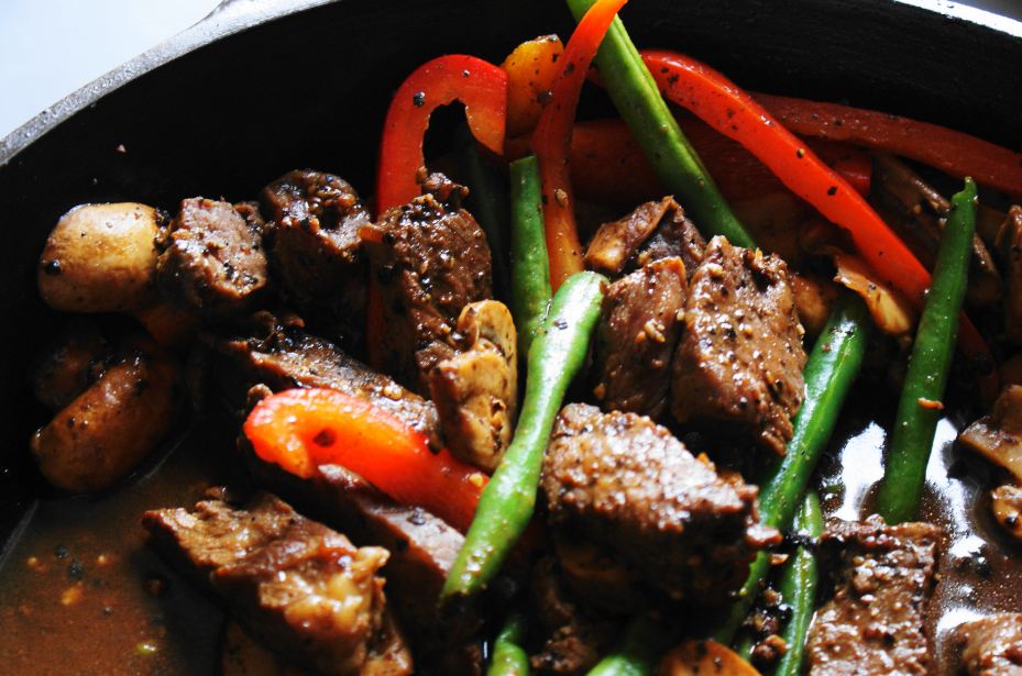 The KitchenMaid Stirfried pepper steak