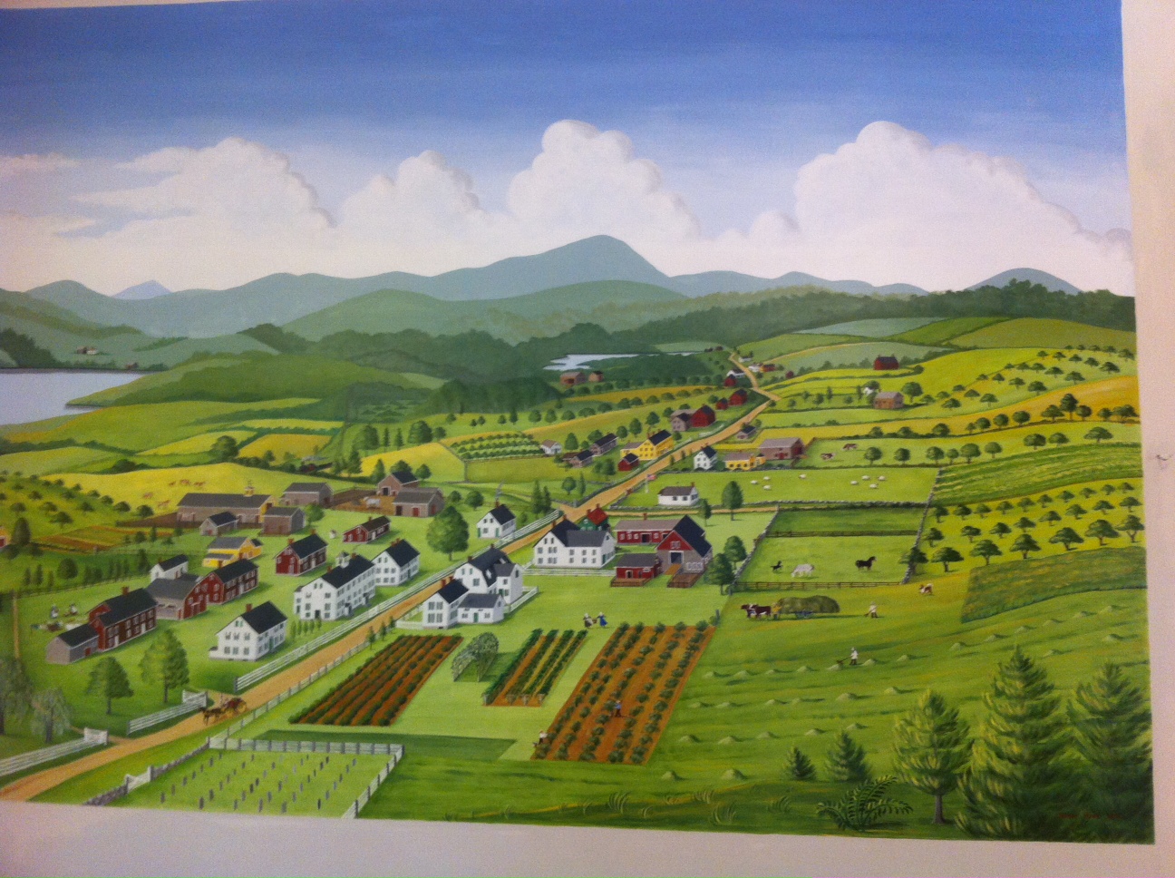 Nancy in New England Shaker Museum Alfred, Maine Saturday