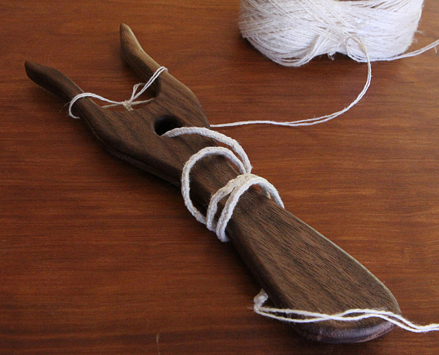 Wooden Lucet With Handle