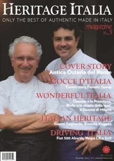 Heritage Italia. Only the best of authentic Made in Italy 5 - Settembre & Ottobre 2012 | PDF HQ | Bimestrale | Made in Italy
Magazine about of only the best of authentic Made in Italy.