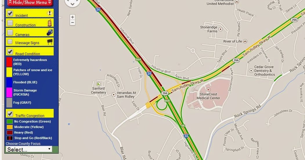 This Is Smyrna, TN Road conditions