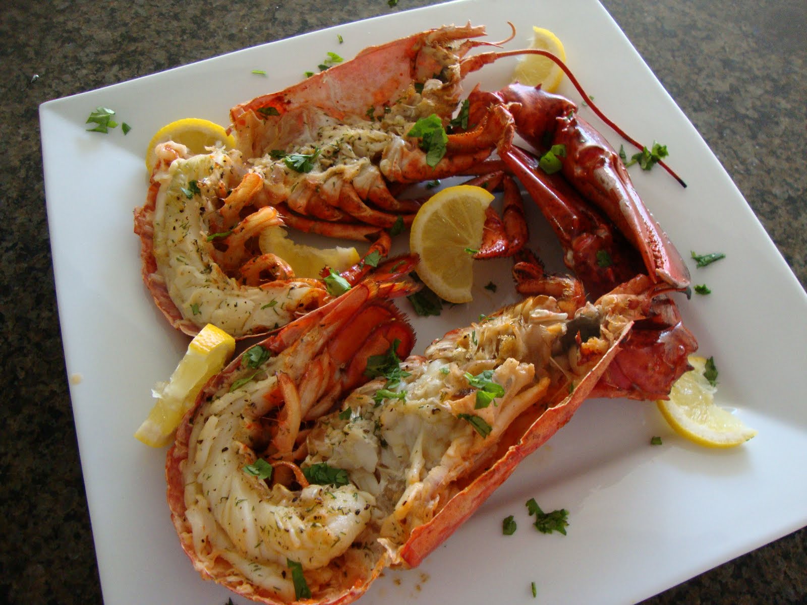 Tracy's Tuesday Dinners Grilled Lobster, Grilled Fruit Kebabs with