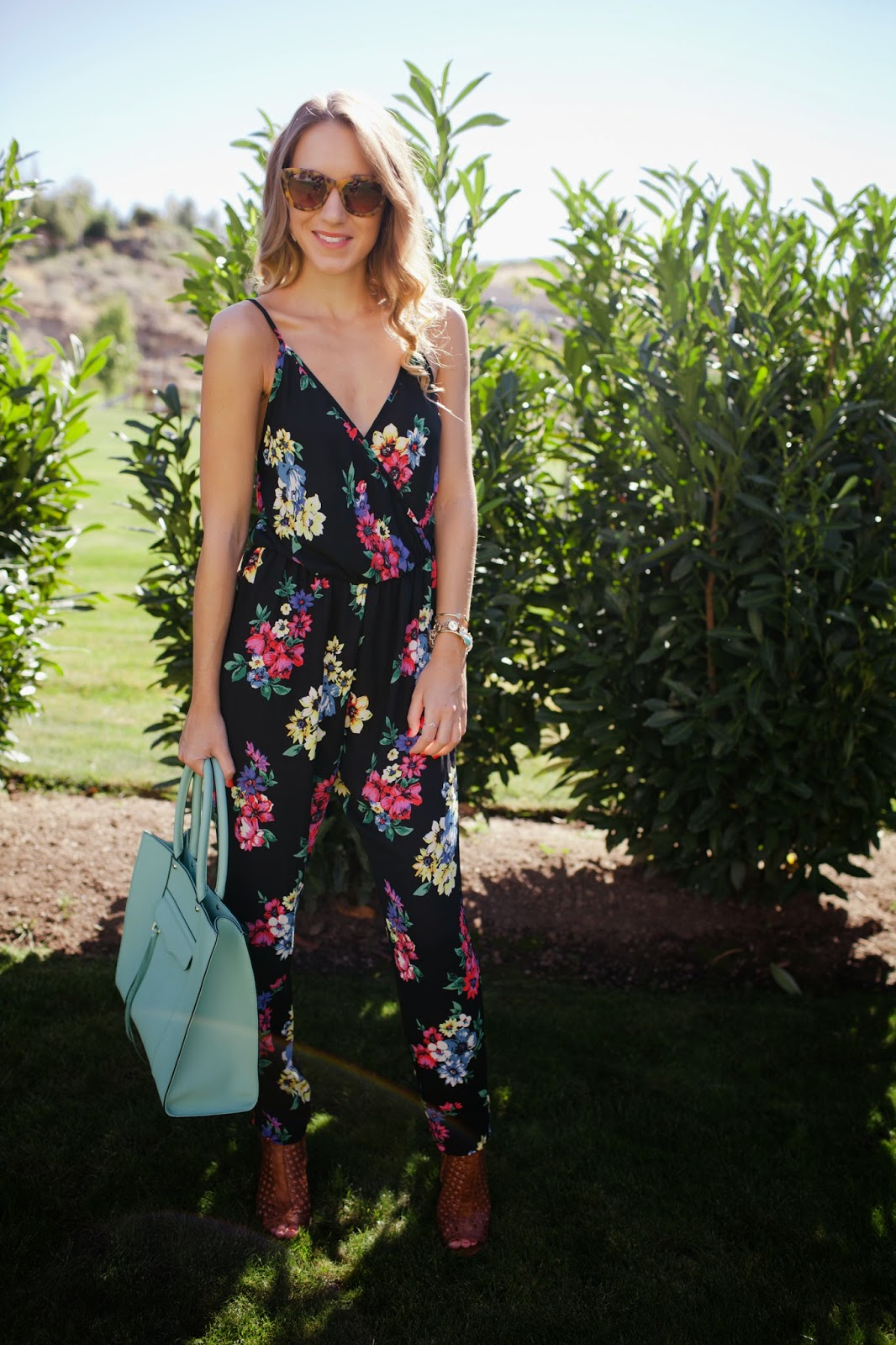Floral Jumpsuit Twenties Girl Style