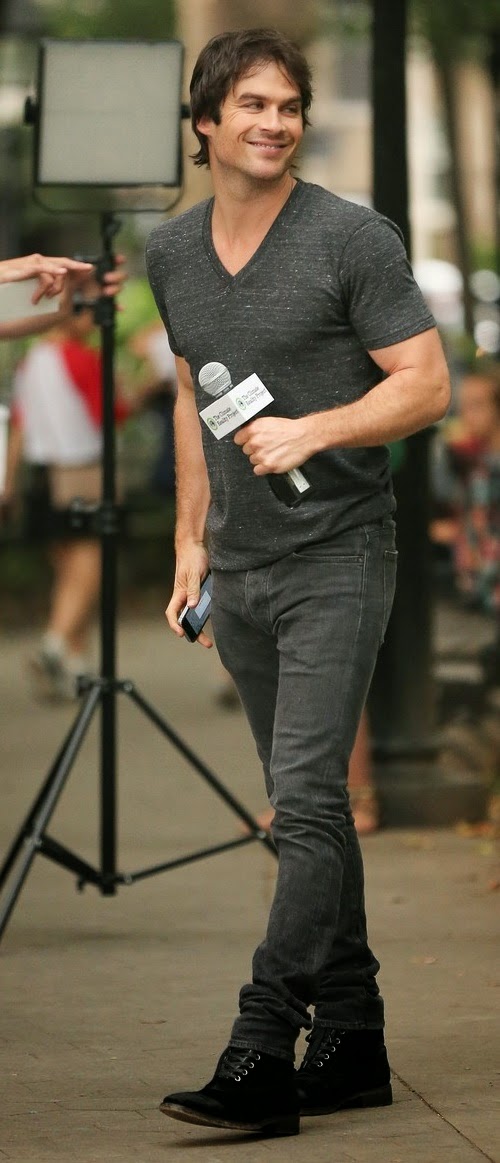 Ian Somerhalder Filming 'The Climate Reality Project' In