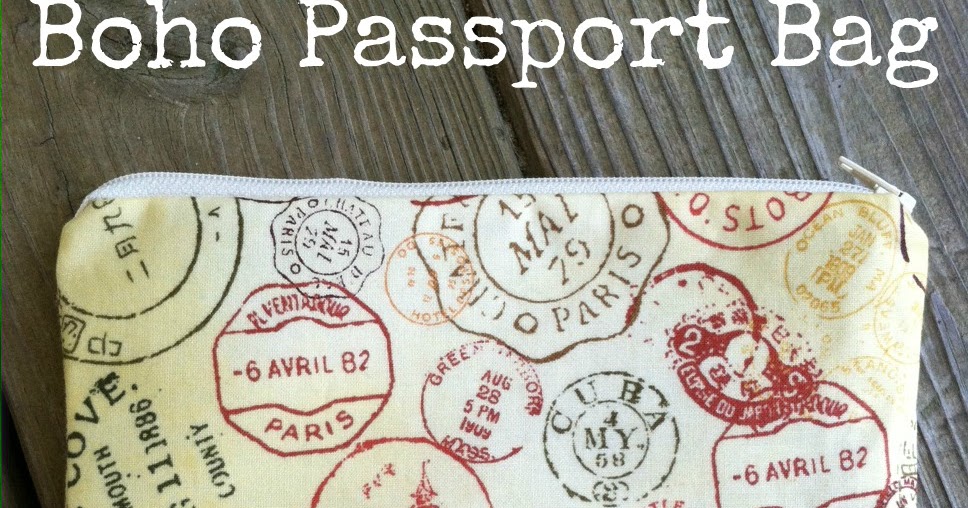 Aqua Seventy6 Boho Passport Bag