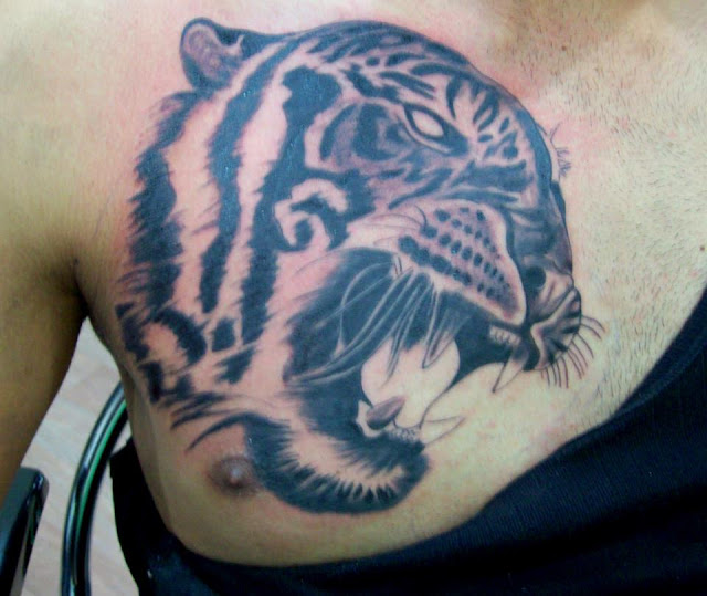 Tattoos Designs Pictures And Ideas Tiger Head Tattoo On
