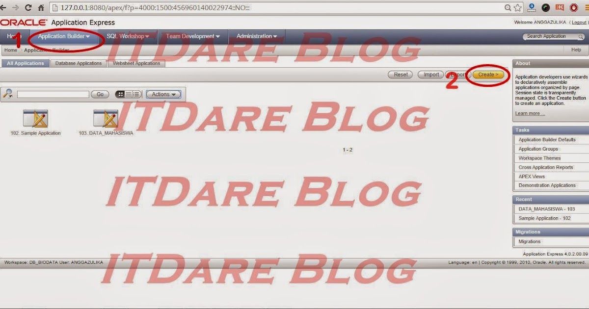gambar cara ekspor data excel ke database oracle