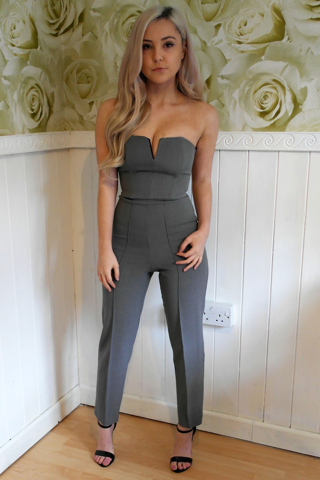 Grey Jumpsuit Stitches of Style