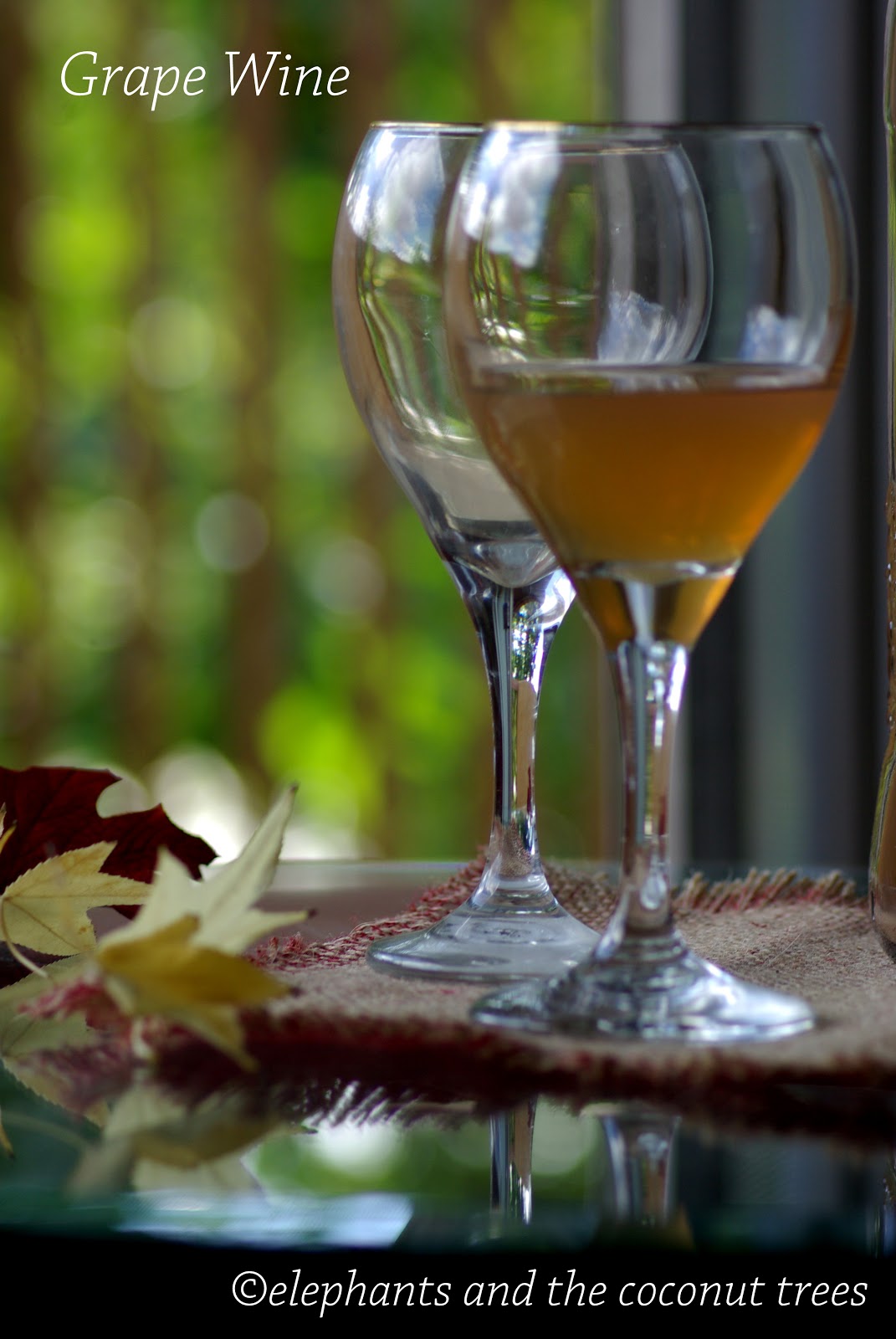 elephants and the coconut trees Homemade red grape wine / Kerala sweet wine / Easy wine making