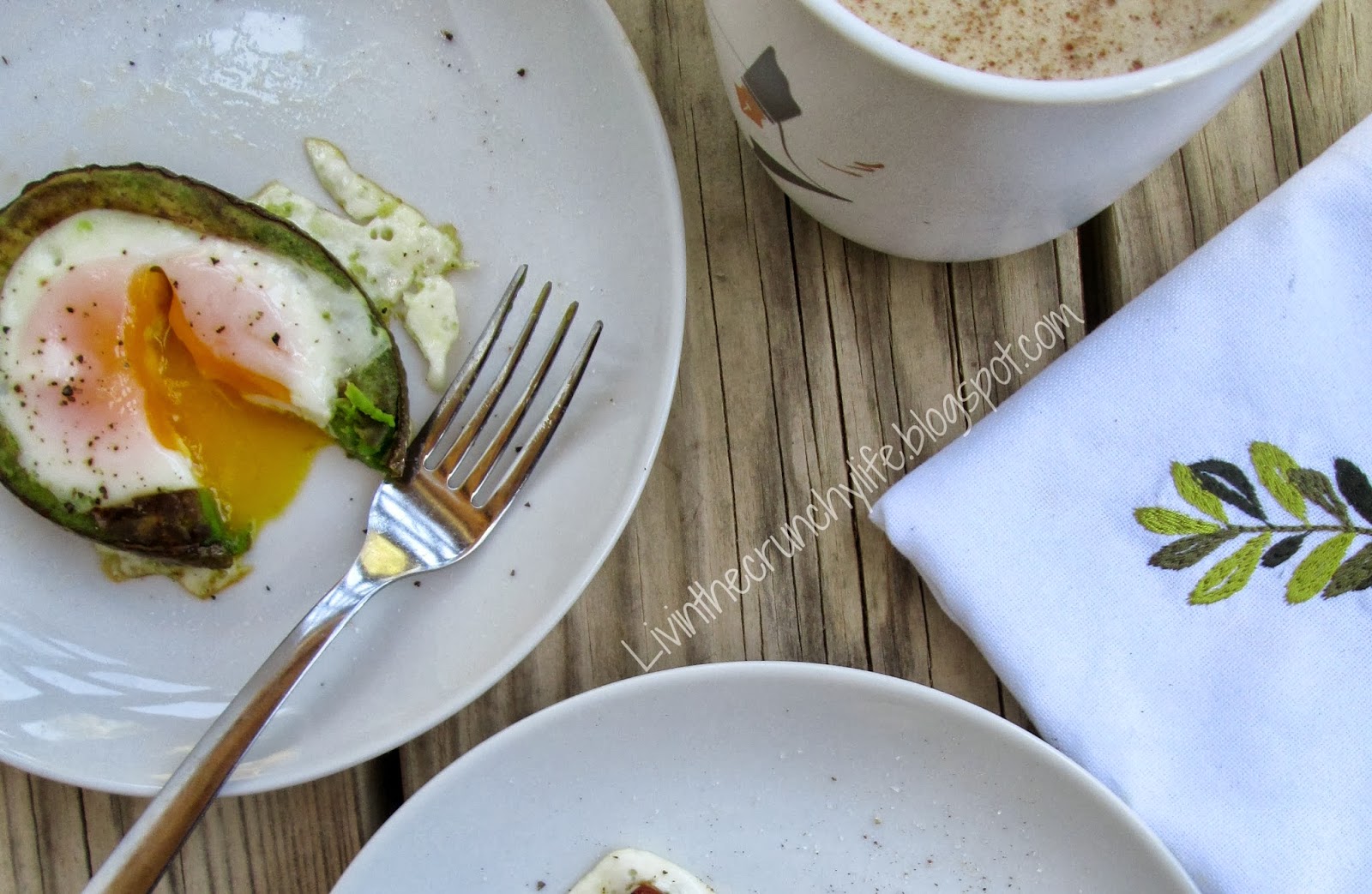 Crispy Avocado Fried Egg with Yolk Only Option (Egg in a Basket