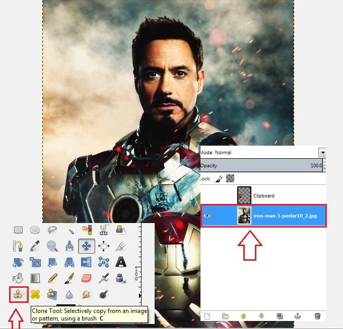 Cara mengganti kepala pada foto tutorial gimp