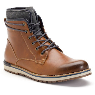 Kohls coupon code 30% off: SONOMA life + style® Men's Lace-Up Boots