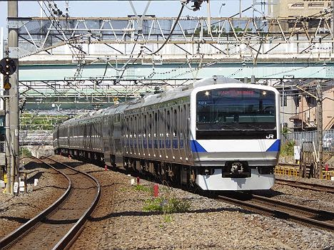 上野東京ライン　東海道線直通　E531系