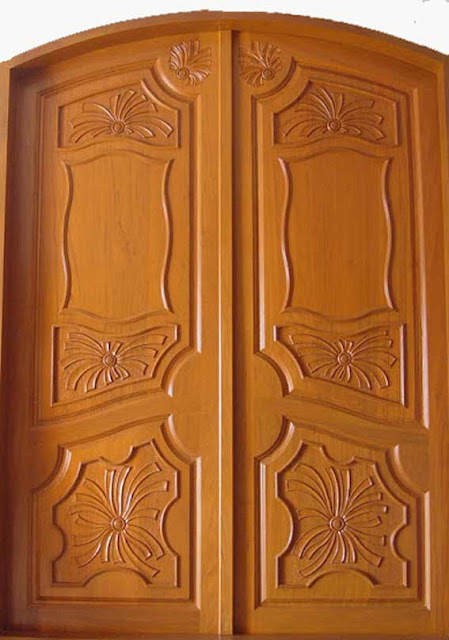 Latest Kerala Model Wooden Double Doors designs gallery 2013 ...