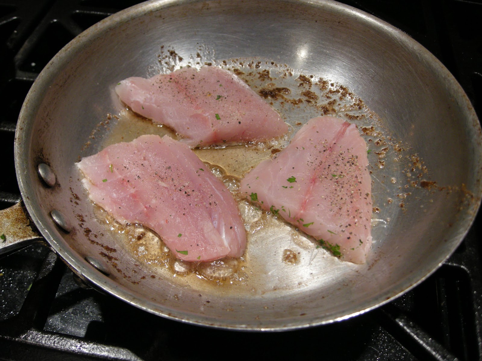 Kitchens Are Monkey Business Rosie Prepares Rockfish In A Rum Butter