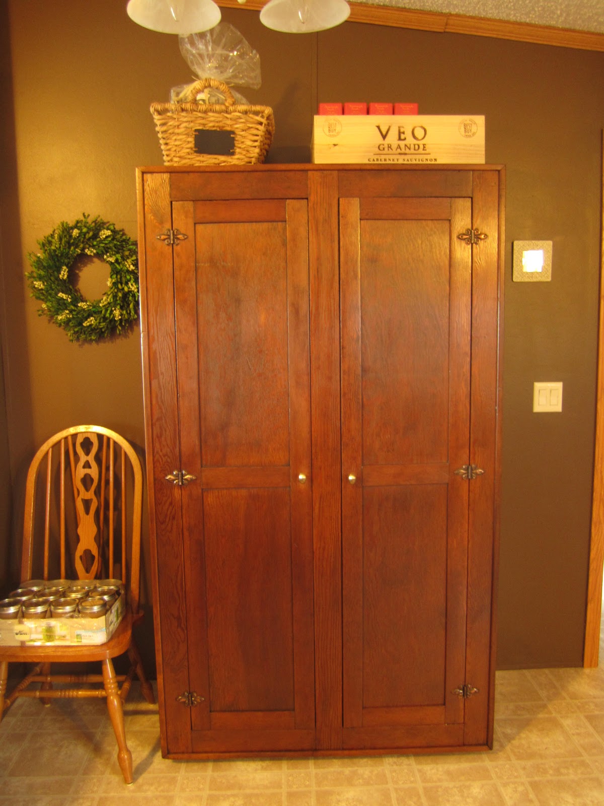 Refinishing My Antique Armoire Urban Femme to Farmer's Wife