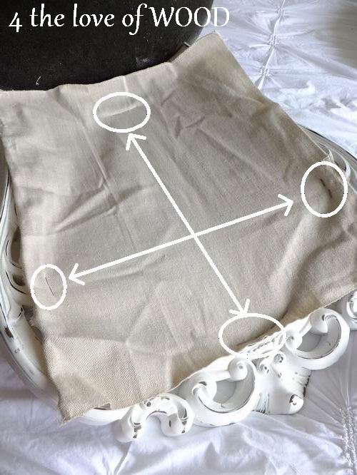 4 the love of wood HOW TO UPHOLSTER AN OPEN CHAIR BACK step one