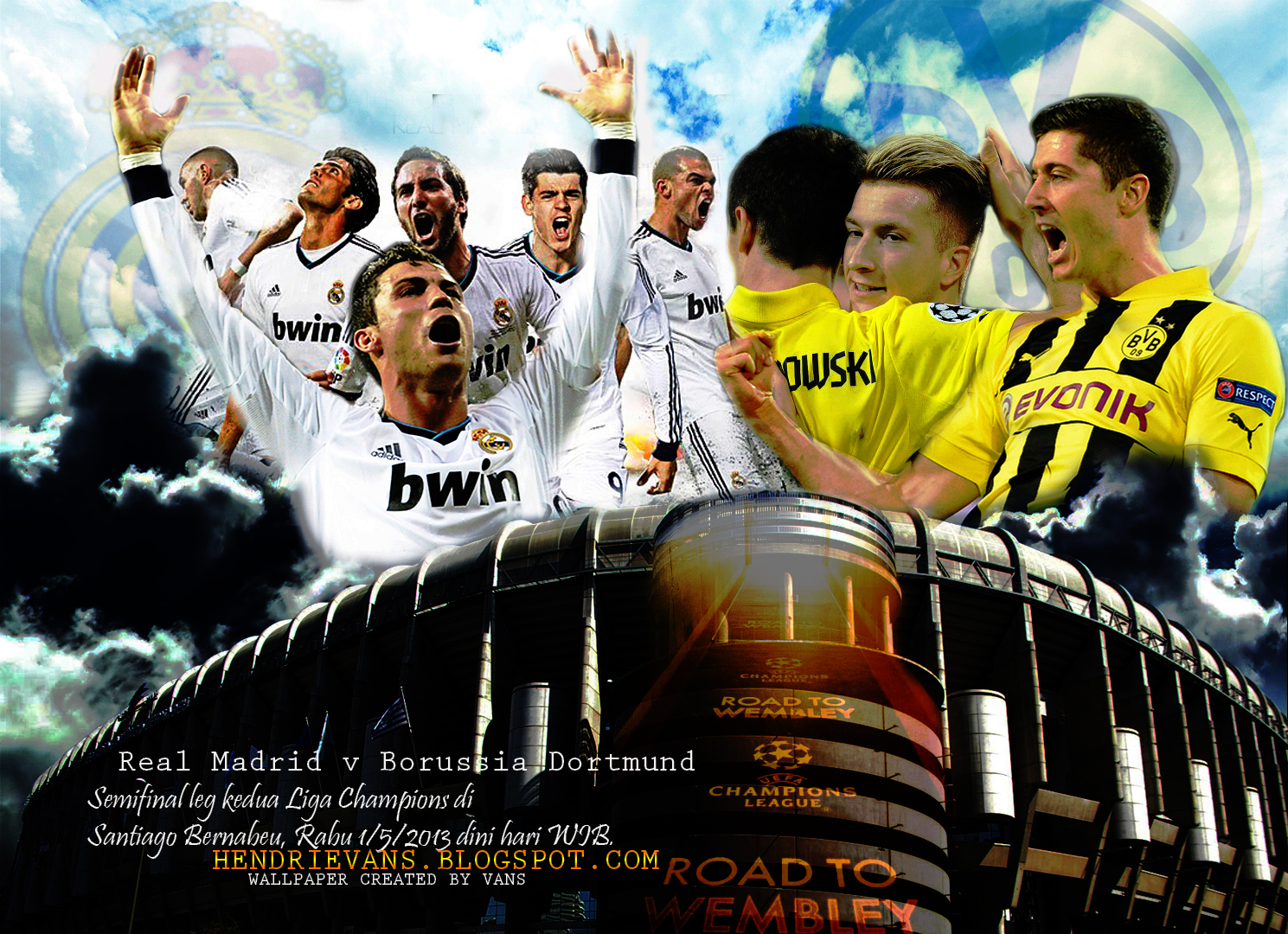 Hendrievans.blogspot.com: REAL MADRID Vs BORUSSIA DORTMUND Semifinal