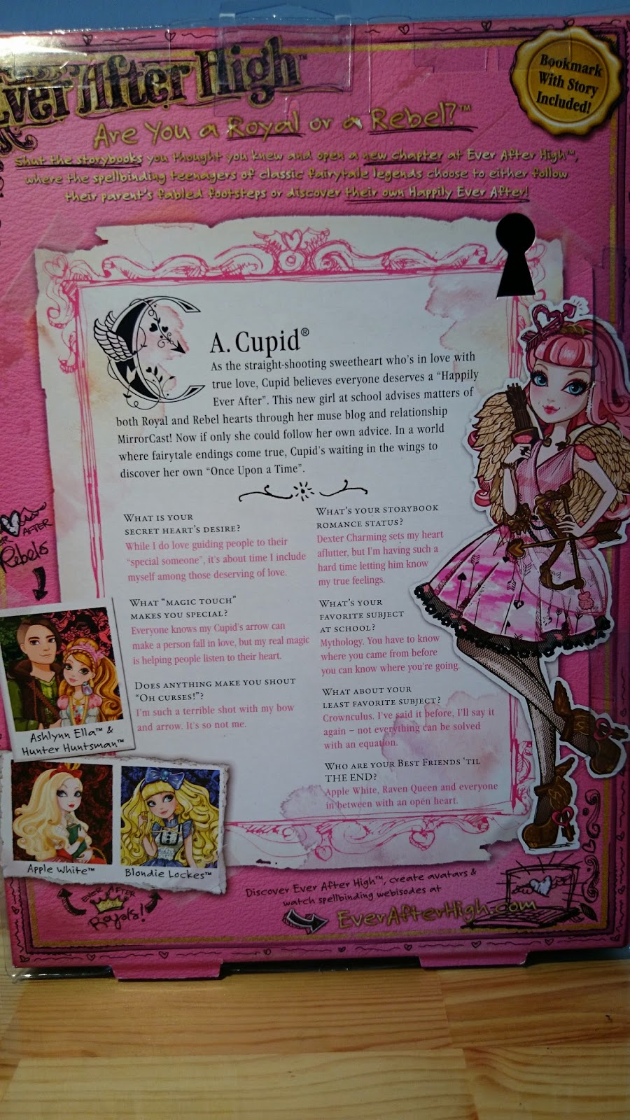 My toys,loves and fashions: Ever After High - Review da C.A. Cupid!!!