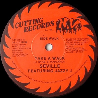 Seville Featuring Jazzy J ‎– Take A Walk (1987, VLS, 320)